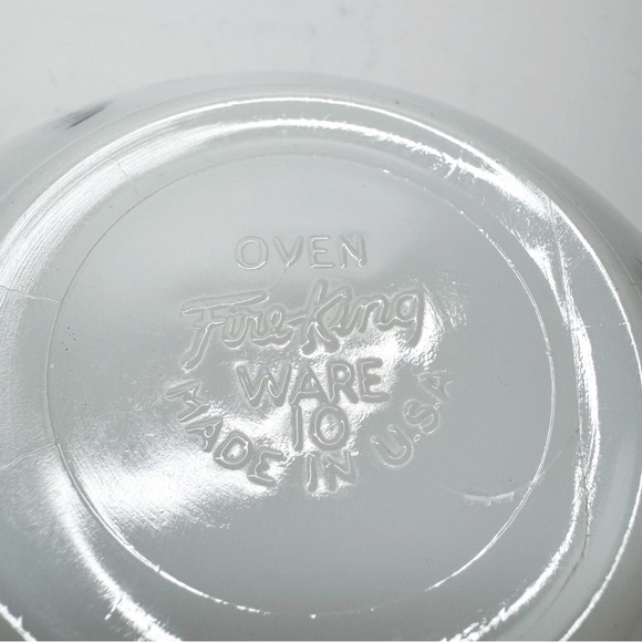 Vintage Fire King Gay Fad Fruit Painted Nesting Bowls - Picture 14 of 14